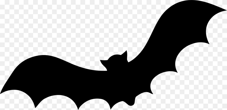 Silhouette Bat Drawing Art Gray Free Png Download