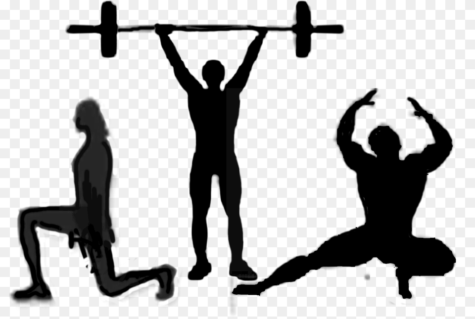 Silhouette Bodybuilding Training Physical Fitness Fitness Silhouette, Person, Adult, Woman, Female Png Image