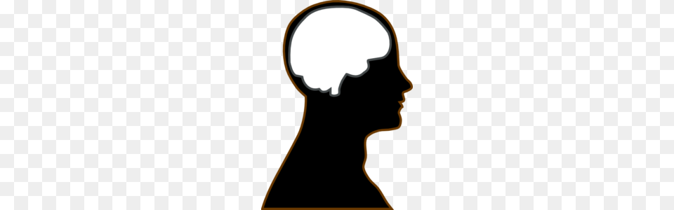 Silhouette Brain Clip Art, Body Part, Face, Head, Neck Free Png Download