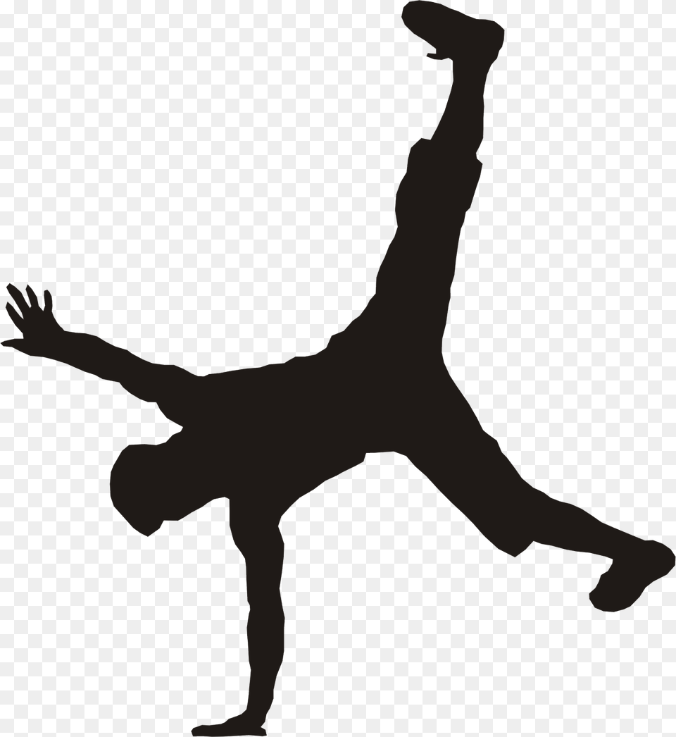 Silhouette Break Dance, Dancing, Leisure Activities, Person Png