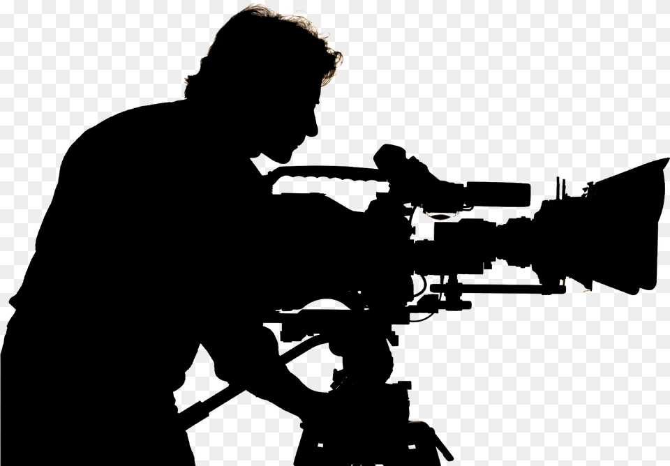 Silhouette Cameraman, Adult, Male, Man, Person Png Image