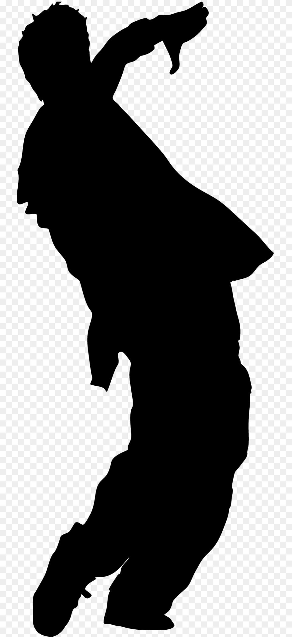 Silhouette Character White Fiction Clip Art Silhouette, Gray Png Image