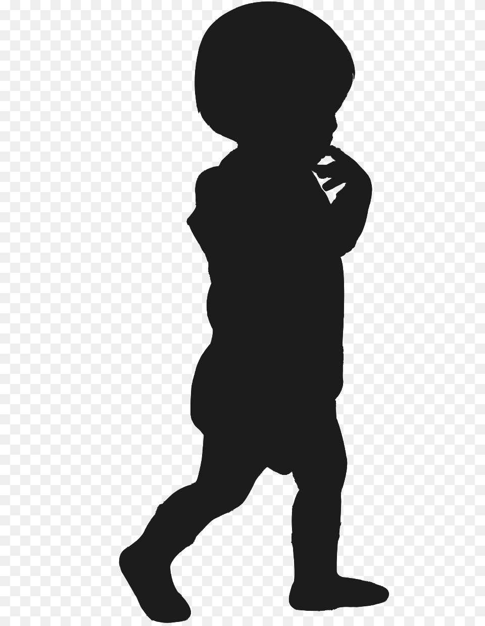 Silhouette Child Royalty Baby Standing Clipart Silhouette, Person Png Image