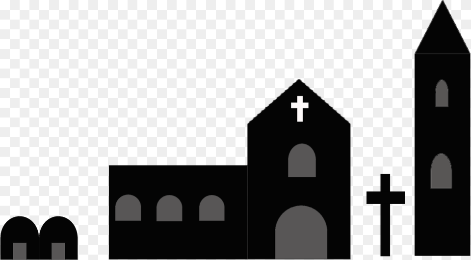 Silhouette Christian Church Clip Art Monastery Silhouette, Altar, Architecture, Building, Prayer Free Png