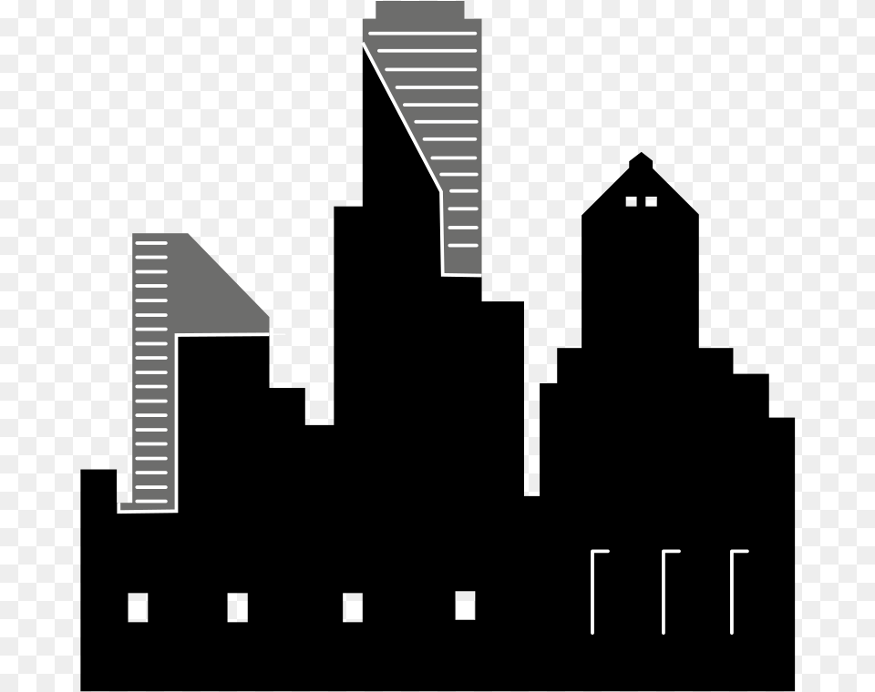 Silhouette City Clip Art, Text, Number, Symbol Free Transparent Png