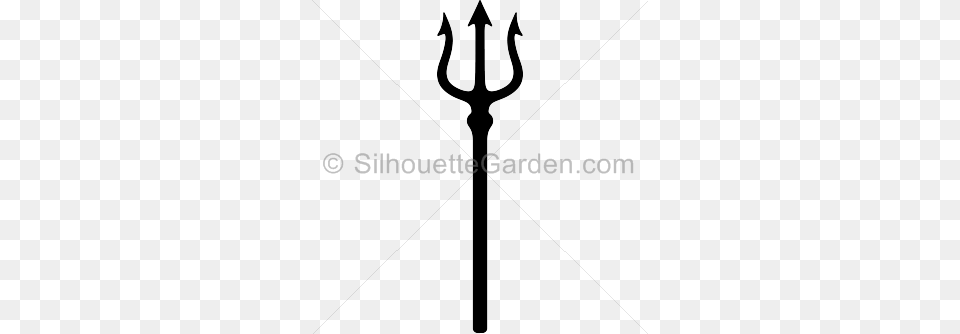 Silhouette Clip Art, Weapon, Trident Free Transparent Png