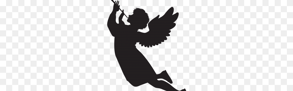 Silhouette Clip Art, Person, Cupid Free Transparent Png
