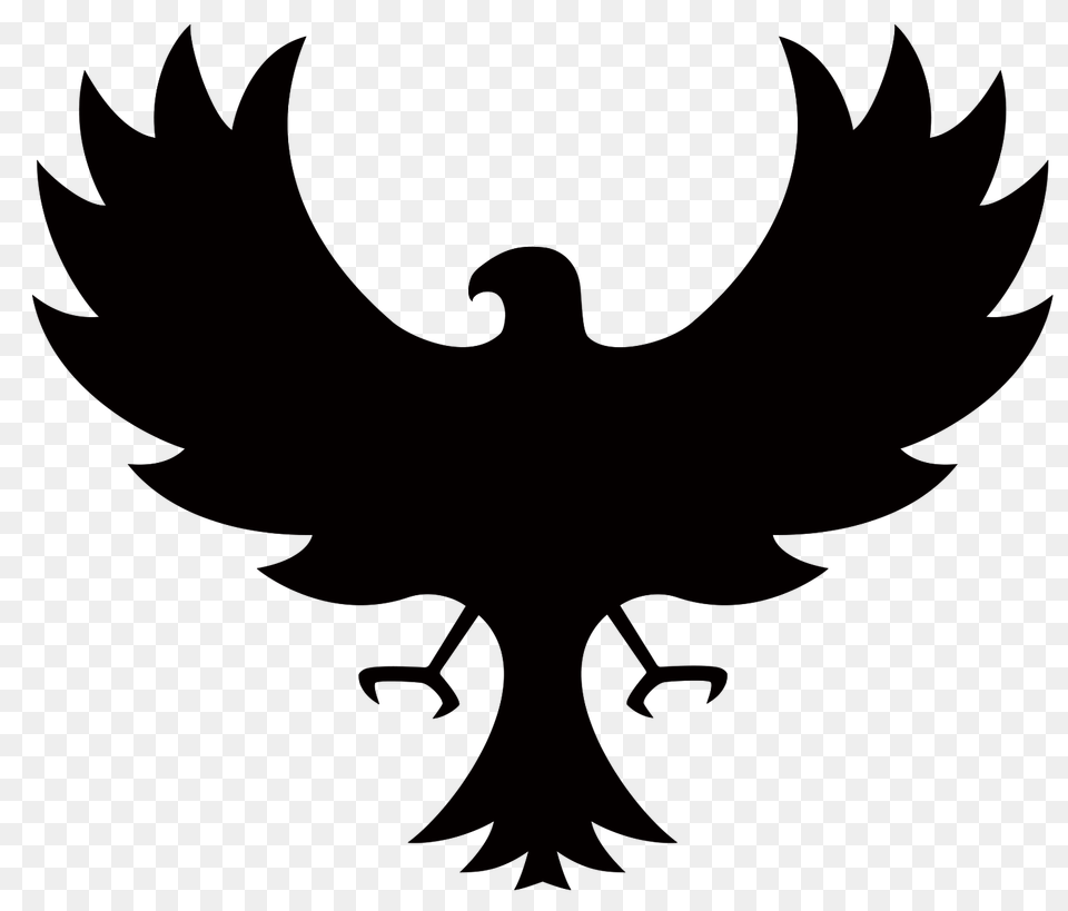 Silhouette Clip Art Eagle Talon, Symbol, Animal, Fish, Sea Life Png Image