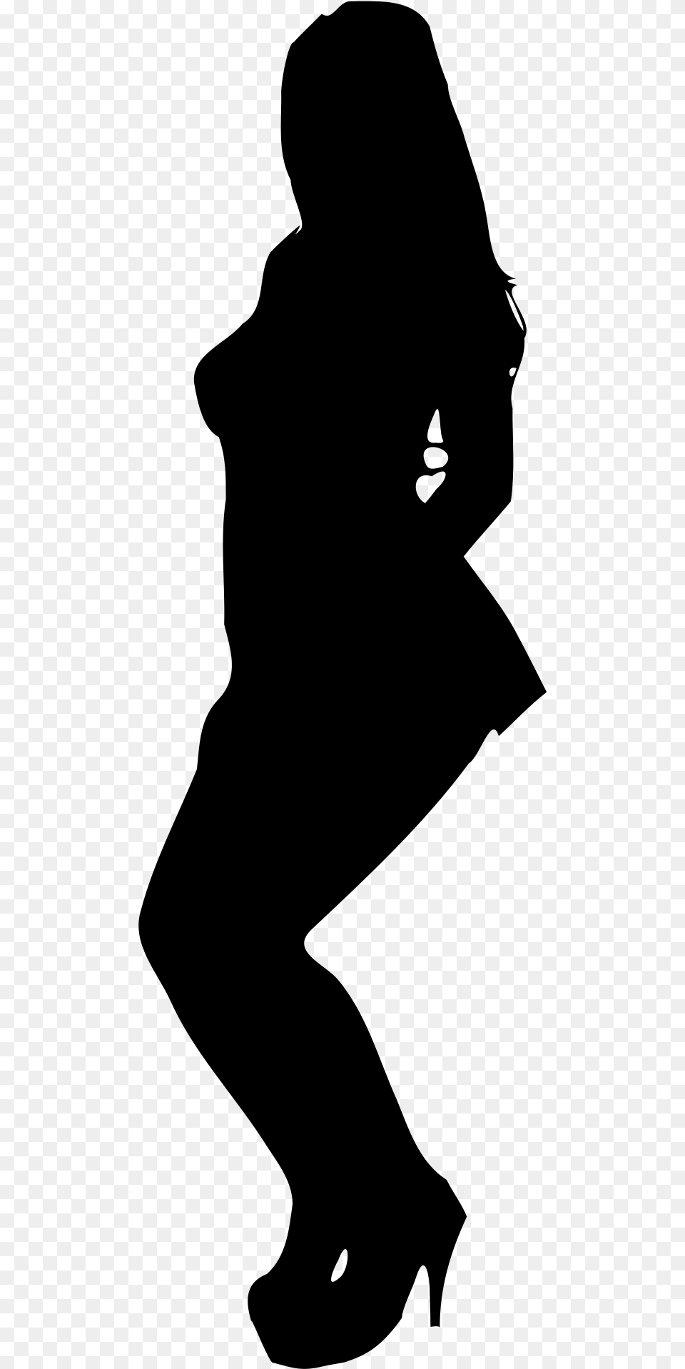 Silhouette Clip Art Mulher Vetor, Gray Free Png
