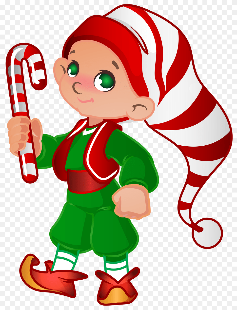 Silhouette Clipart Santa, Elf, Baby, Person, Sweets Free Transparent Png