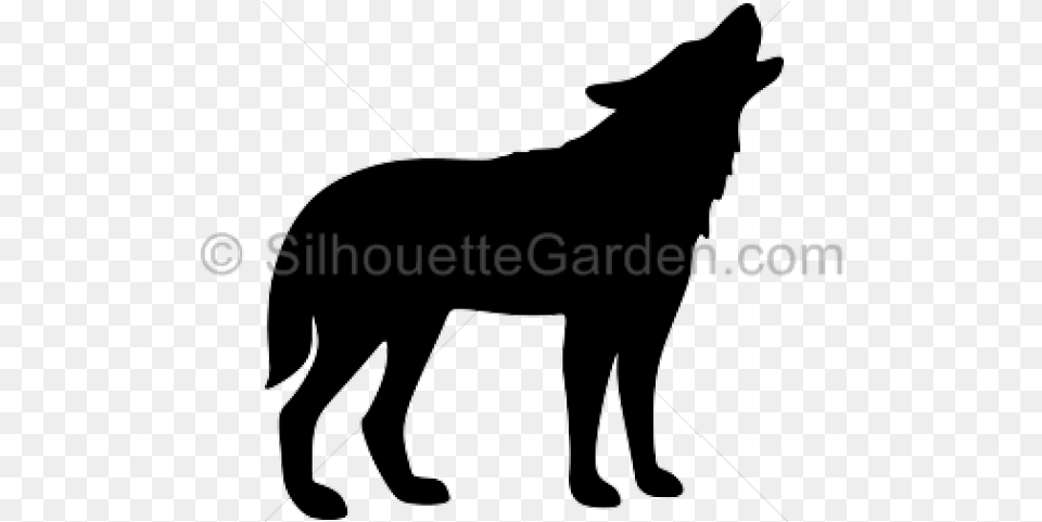 Silhouette Clipart Wolf Wolf Cut Outs, Animal, Mammal, Coyote, Smoke Pipe Png