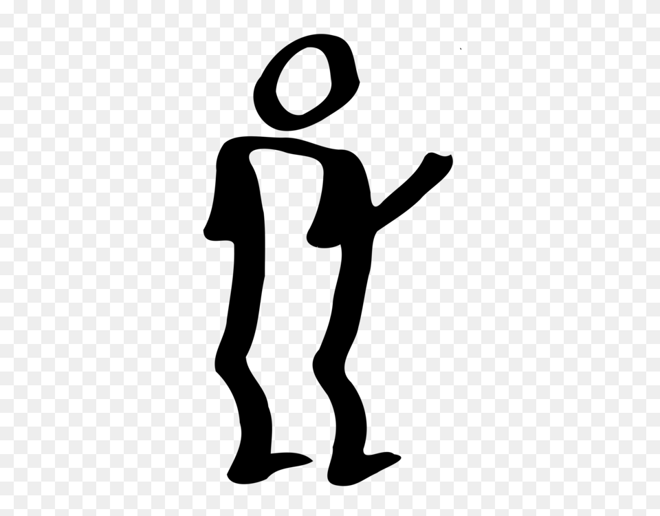 Silhouette Computer Icons Drawing Person, Gray Png Image