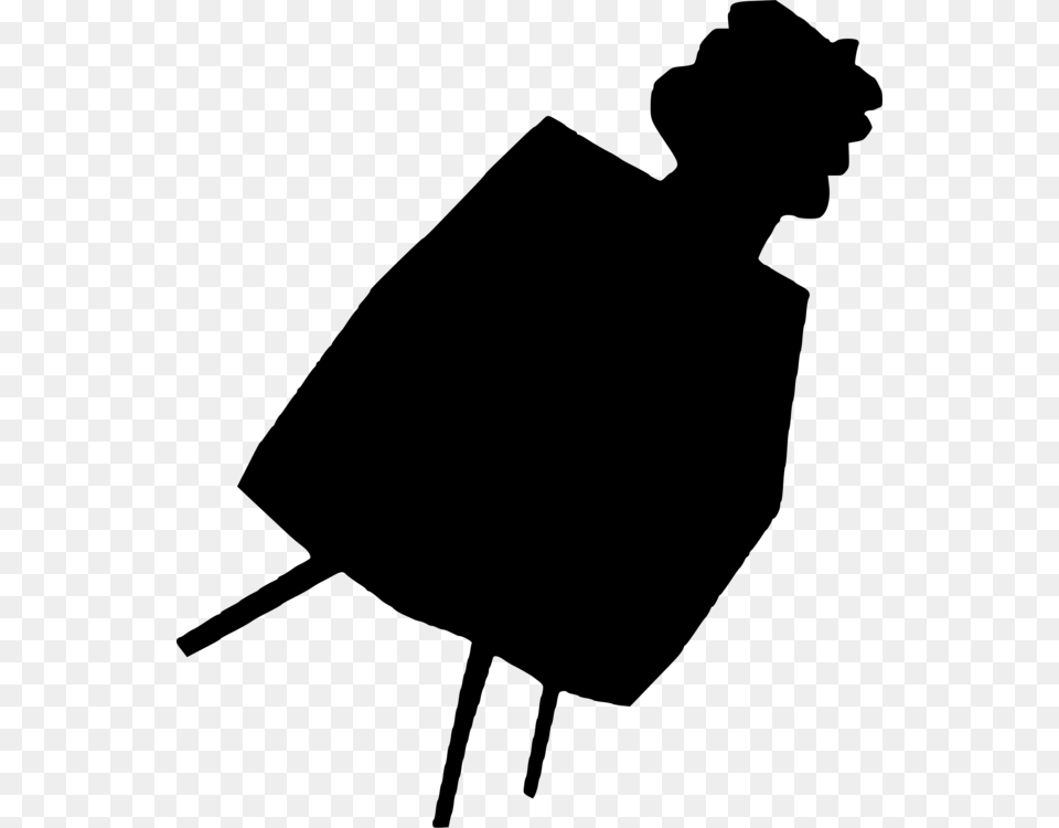 Silhouette Computer Icons Satellite Television Download, Gray Png Image