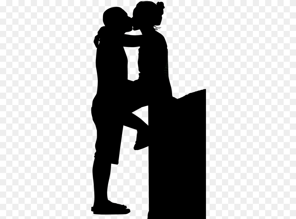 Silhouette Couple Sitting, Person Free Transparent Png
