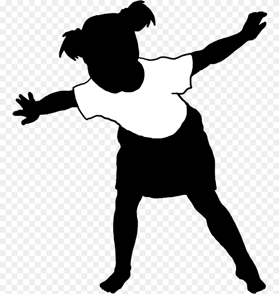 Silhouette Dancing Child Kid Silhouette Dancing, Logo, Baby, Person Free Png