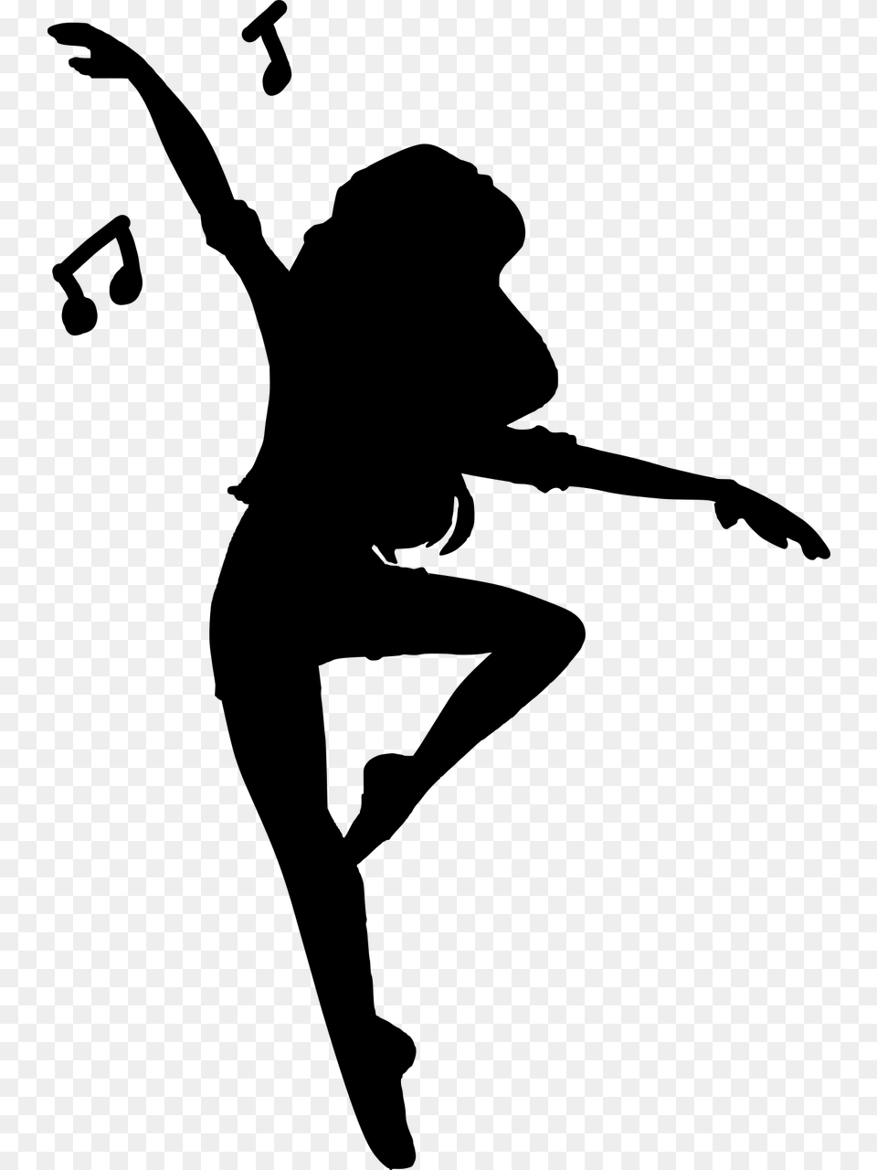 Silhouette Dancing Woman Whoa Check This Out Https Dancer Silhouette Hip Hop, Gray Png