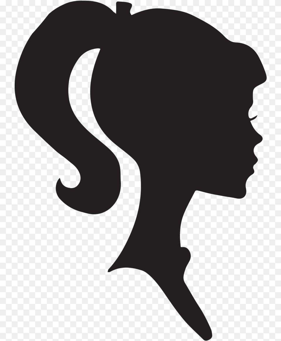 Silhouette Drawing Female Logo Woman Silhouette Clipart, Stencil, Person Png Image