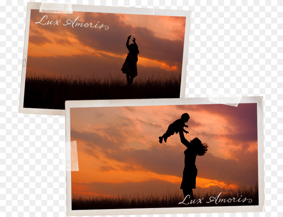 Silhouette Family Portrait By Lux Amorisjen Snyder Silhouette, Art, Collage, Adult, Female Png Image