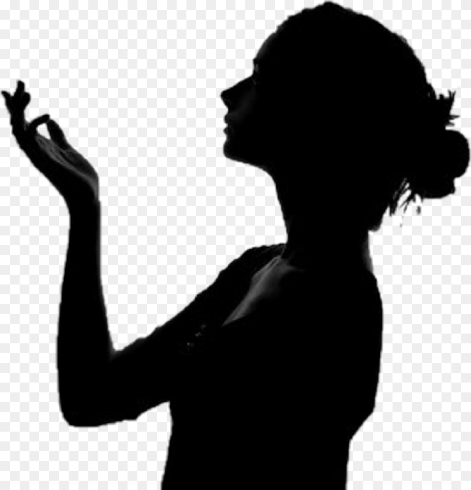 Silhouette Female Feminine Silhouette, Adult, Person, Woman Free Png