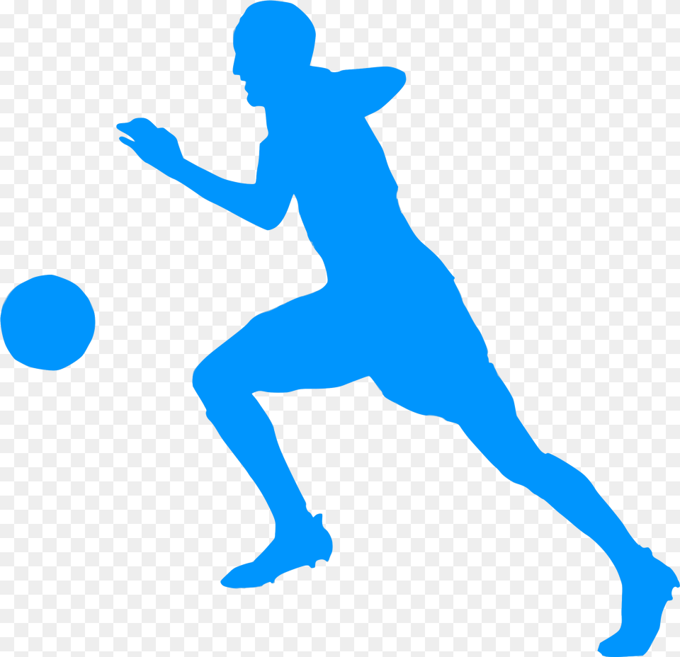 Silhouette Football 03 Icons Icon Player Football, Ball, Handball, Sport, Tennis Free Png