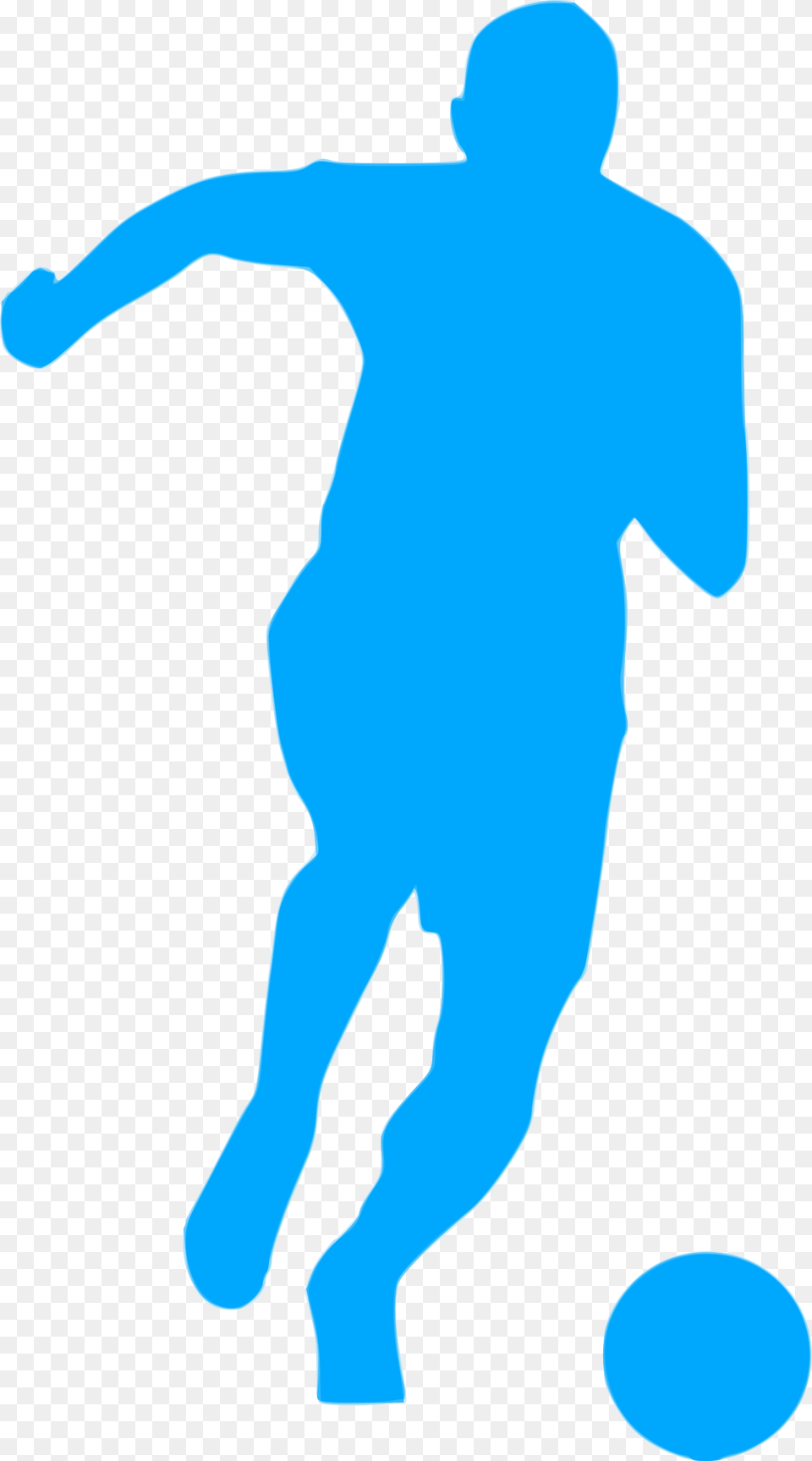 Silhouette Football 27 Clip Arts Football Icon Blue, Adult, Male, Man, Person Free Png Download