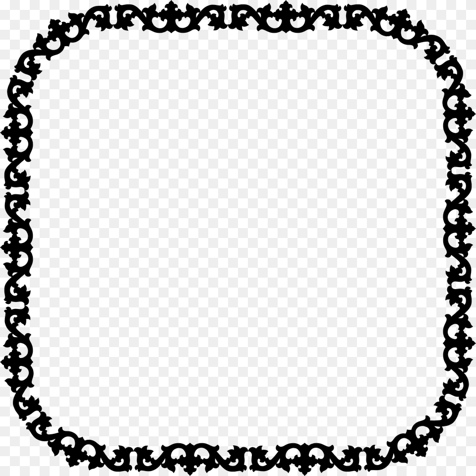 Silhouette Frame Clipart Explore Pictures, Gray Free Png Download