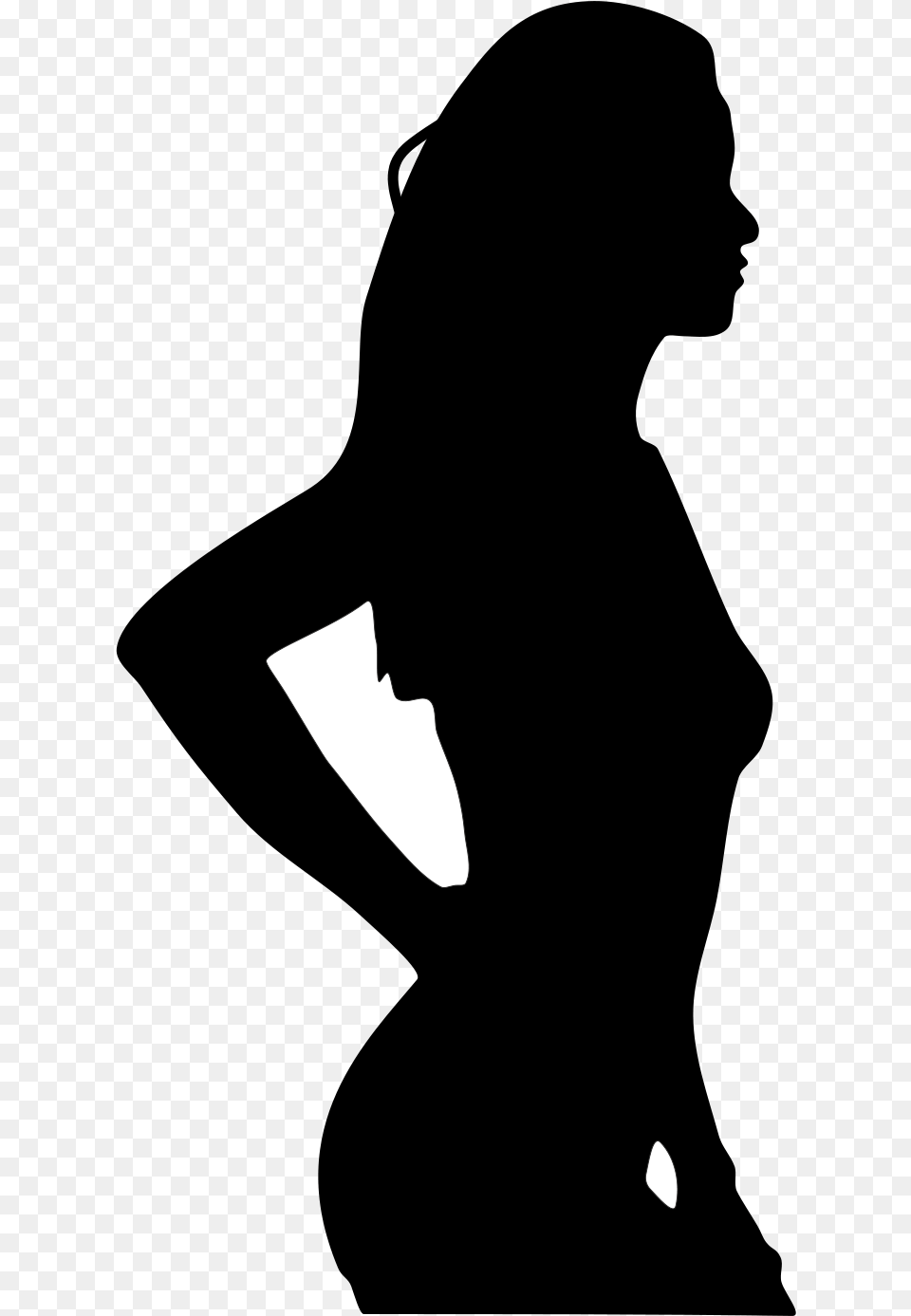 Silhouette Girl Vector, Weapon, Astronomy, Moon, Nature Free Png