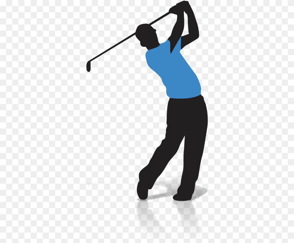 Silhouette Golf Animation Clip Art Silhouette Transparent Background Golfer Clipart, Person, Sport, Head Free Png Download
