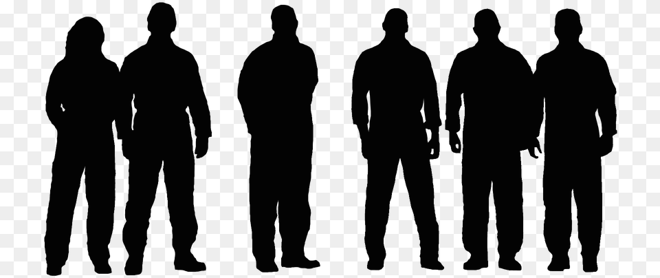 Silhouette Group People Group People Silhouette Person Free Transparent Png