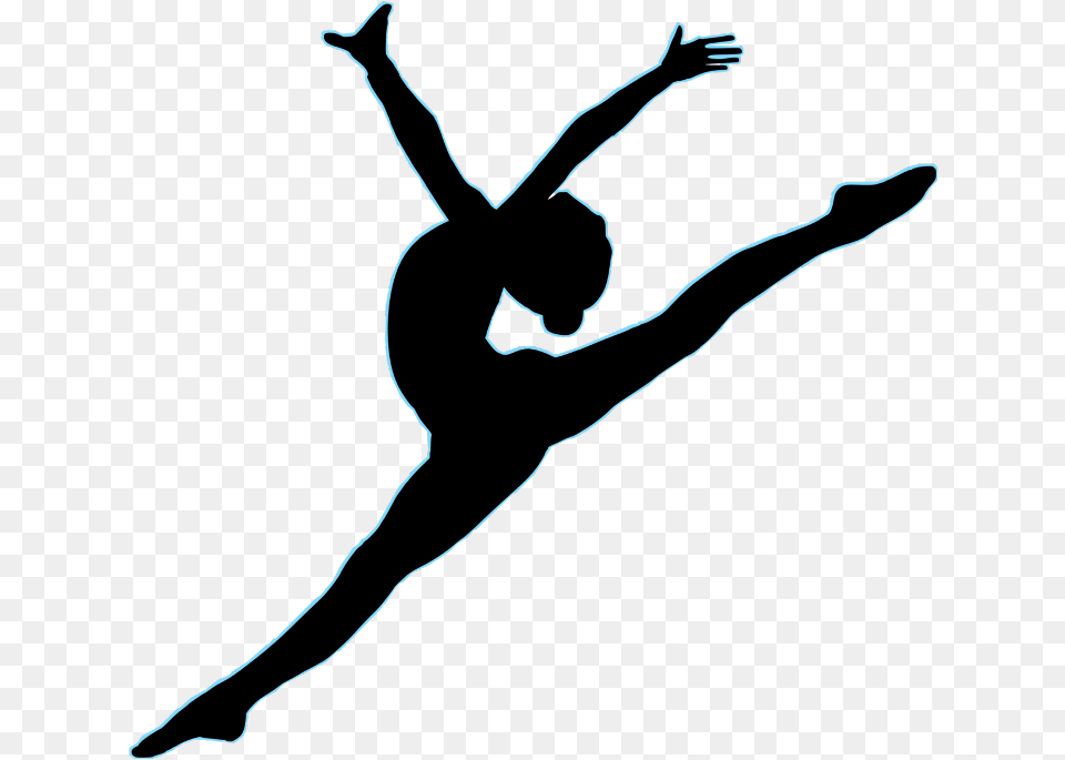 Silhouette Gymnastics Vector Graphics Image Art Dance Silhouette, Dancing, Leisure Activities, Person, Ballerina Free Transparent Png