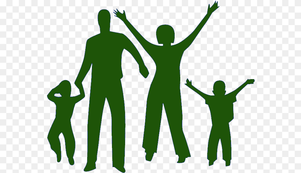 Silhouette Happy Family Clipart, Adult, Pants, Man, Male Free Png