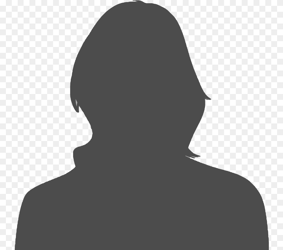 Silhouette Head Shot Clip Art Woman Headshot Silhouette, Clothing, Hood, Person Free Png