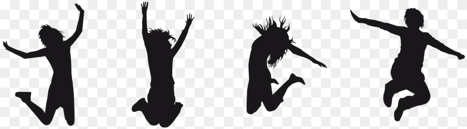 Silhouette Human Joy Cheers Development Of Self In Society, Back, Body Part, Person, Dancing Png