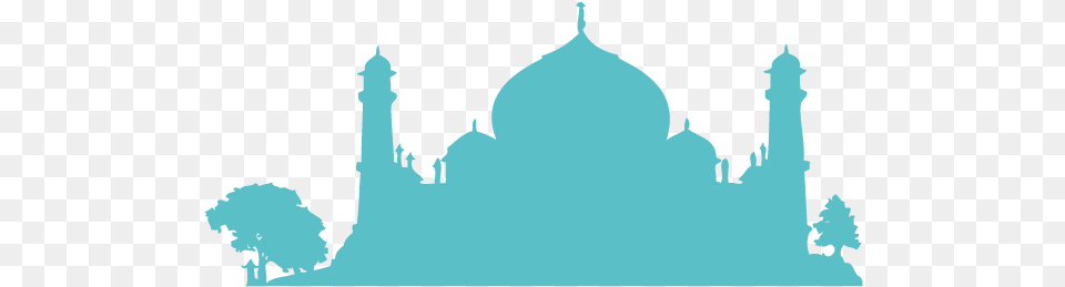 Silhouette Islam Sky Aqua For Ramadan Silhouette, Architecture, Building, Dome, Mosque Png Image