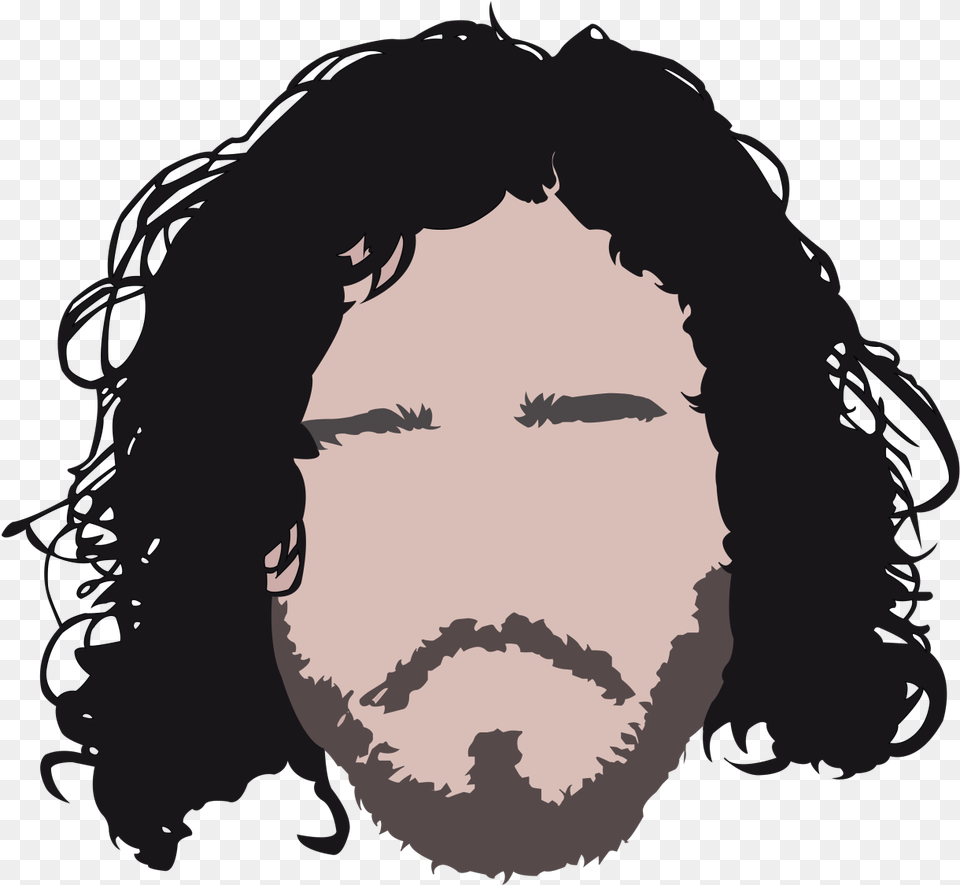 Silhouette Jon Snow Clipart Jon Snow, Stencil, Person, Photography, Head Png Image