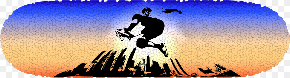 Silhouette Kickflip, Adult, Male, Man, Person Free Png