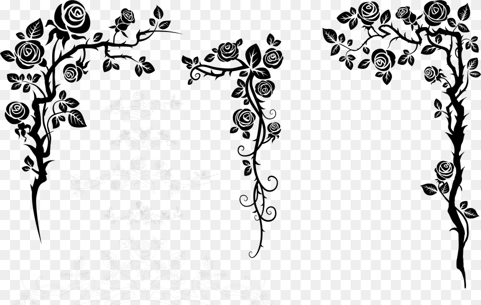 Silhouette Lace Illustration, Art, Floral Design, Graphics, Pattern Png Image