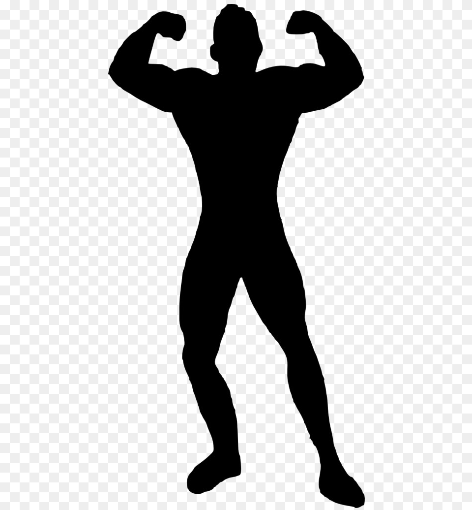 Silhouette Man, Person, Clothing, Pants Png Image