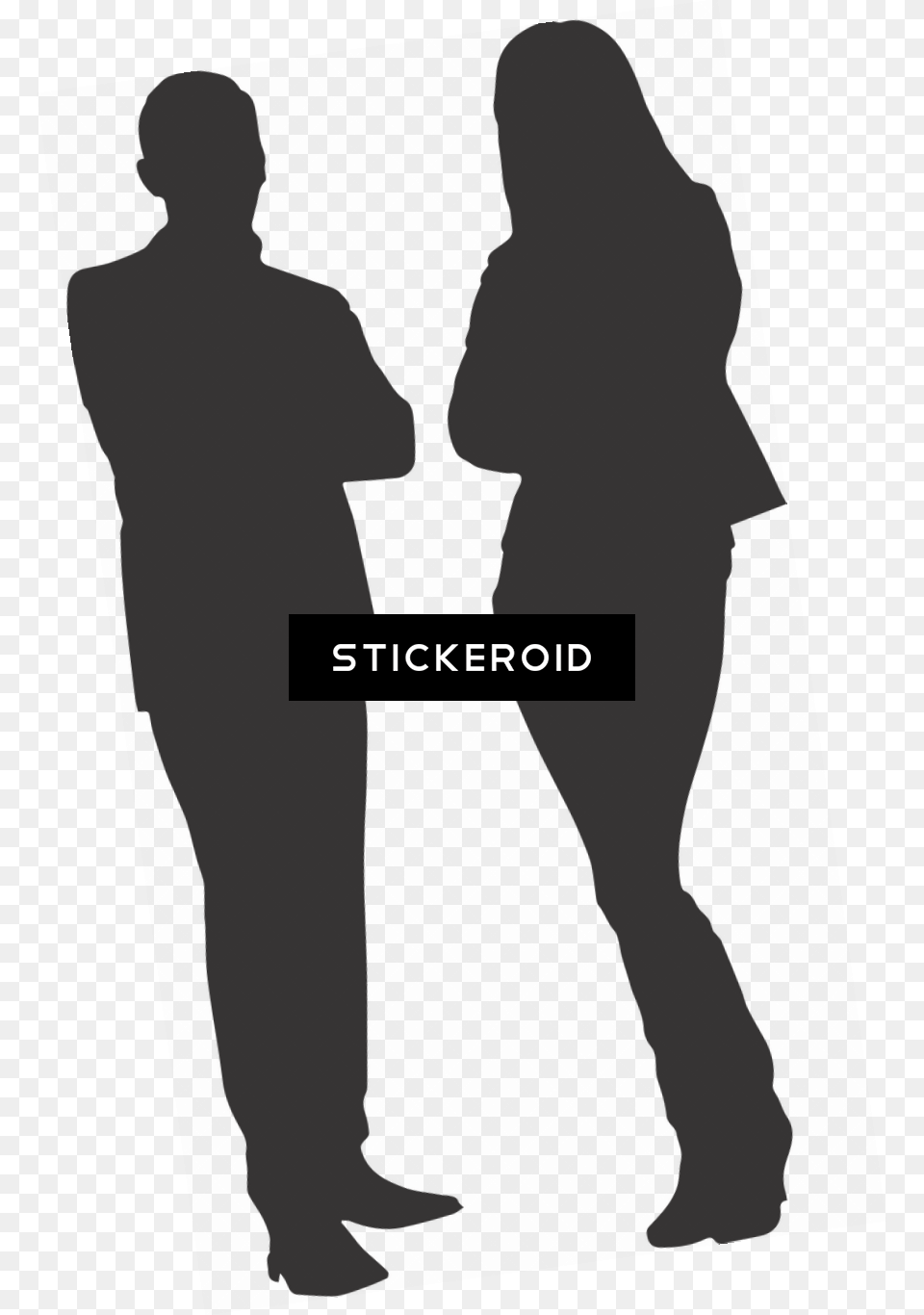 Silhouette Man And Woman Silhouette, Plot, Chart, Wedding, Adult Free Png Download