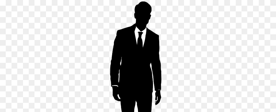Silhouette Man In Suit Image, Tuxedo, Clothing, Formal Wear, Person Png