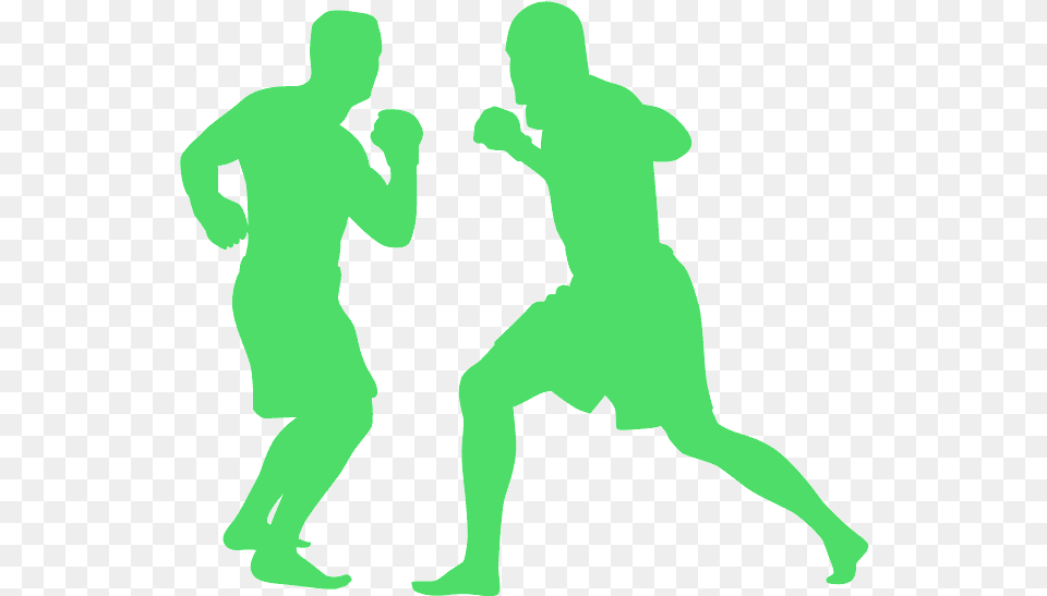 Silhouette Mixed Martial Arts, Adult, Male, Man, Person Free Png Download