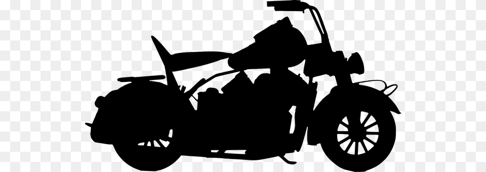 Silhouette Motorcycle Transportation Motorcycle, Gray Png