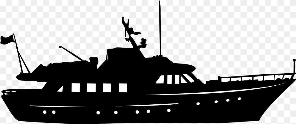 Silhouette Navy, Yacht, Vehicle, Transportation, Ship Free Png Download