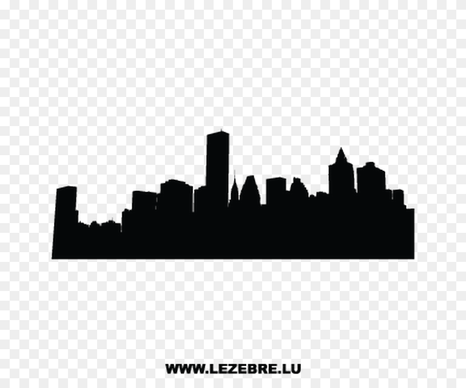Silhouette New York City Decal, Architecture, Building, Factory Free Png Download
