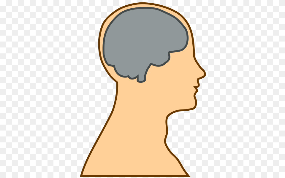 Silhouette Of A Brain Clip Arts For Web, Body Part, Face, Head, Neck Free Transparent Png