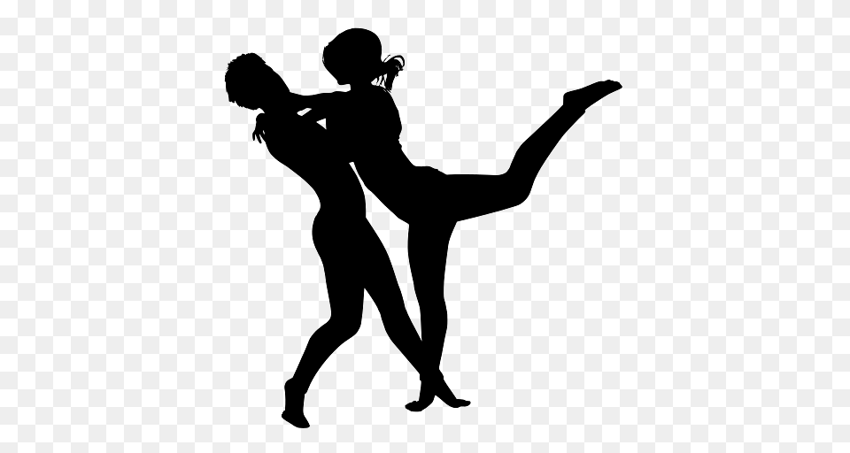 Silhouette Of A Dancing Couple, Person, Leisure Activities, Adult, Man Free Png Download
