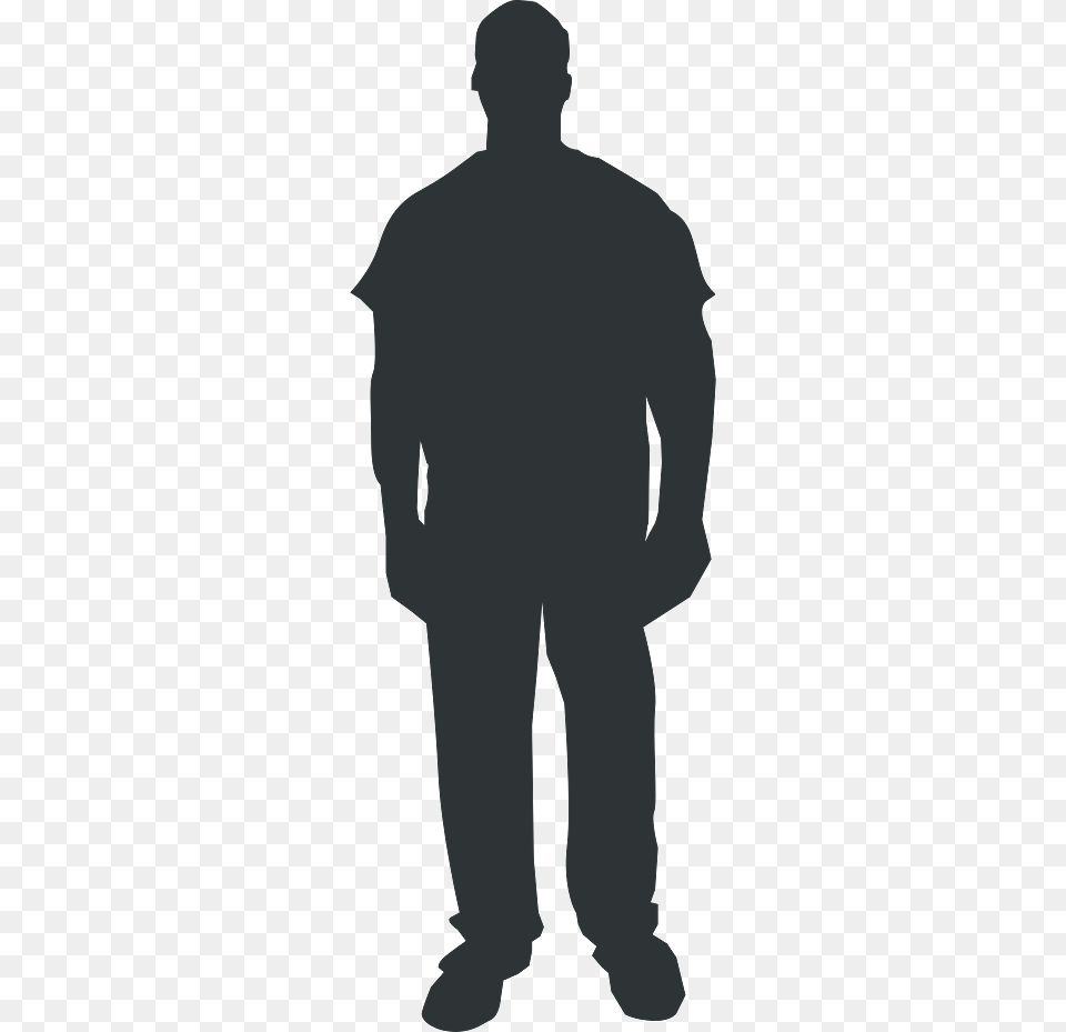 Silhouette Of A Heavy Man, Adult, Male, Person, Clothing Free Png