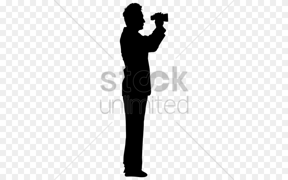 Silhouette Of A Man With Binoculars Vector Lady Playing Violin Silhouette, Lighting Free Png Download