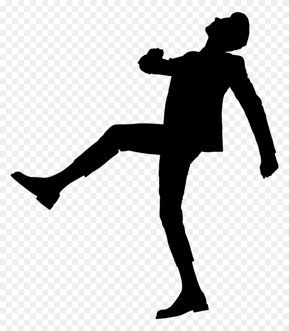 Silhouette Of A Marching Man, Person, Leisure Activities, Dancing, Male Png Image