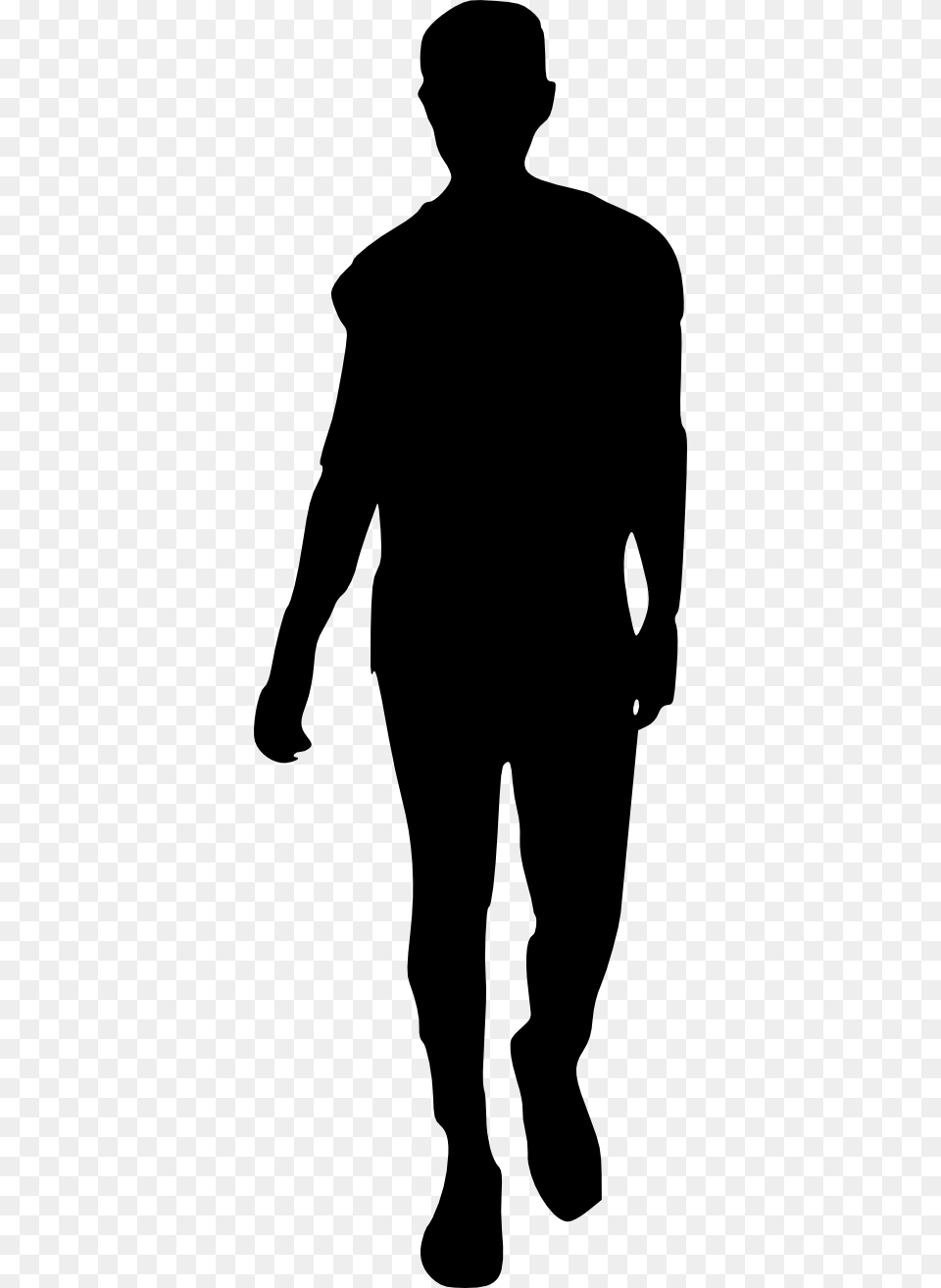 Silhouette Of A Muscular Man, Adult, Male, Person, Clothing Free Png